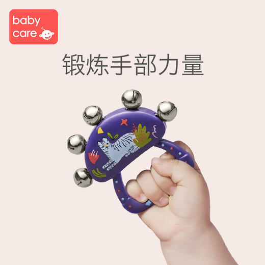 【babycare好物集】婴儿铃鼓奥尔夫手摇铃3-6个月新生宝宝0-1岁益智玩具 商品图5