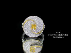 “星云”黄钻戒指