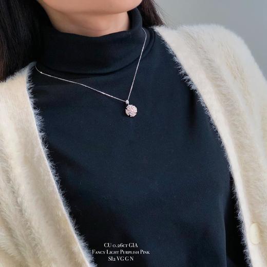 “春暖花开”粉钻吊坠 商品图2