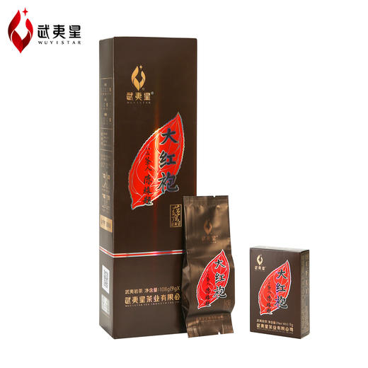 武夷星 五香特级大红袍蕴藏八载108g 武夷岩茶乌龙茶茶叶 A1522 商品图1