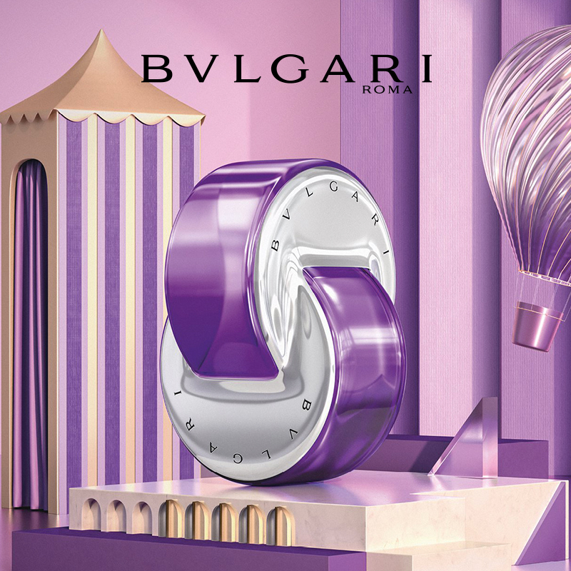 紫水晶鸢尾花香清新温和】BVLGARI/宝格丽紫晶女士淡香套装40ml -海南离岛补购