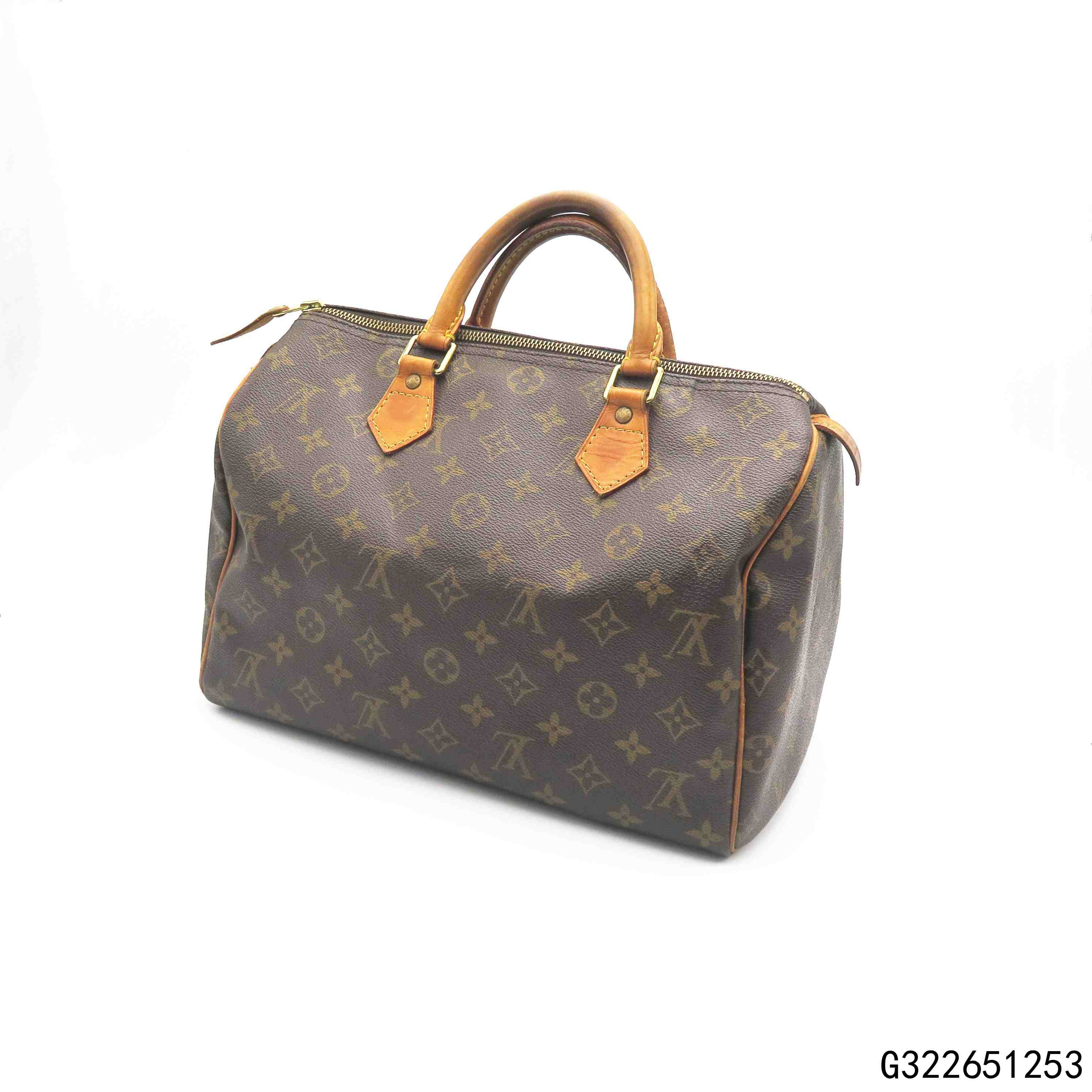 【二手8新】lv 路易·威登 经典老花 speedy手提包 30