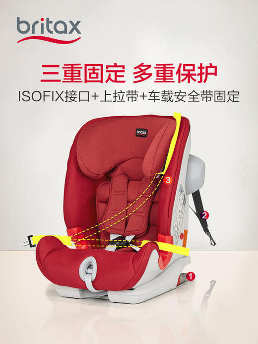 宝得适Britax百变骑士汽车安全座椅9个月-12岁（二代） 商品图2