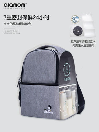 德国alamom背奶包母乳保鲜冰包上班便携式蓝冰冷藏保温套储奶包袋 商品图2