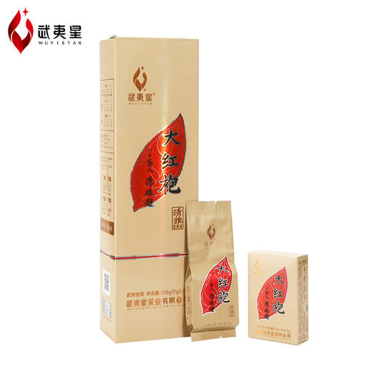 武夷星五香清雅大红袍竖条状108g礼盒装武夷岩茶特级茶叶 A1518 商品图1