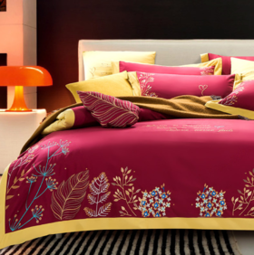 【四件套】*秋冬轻奢80支全棉磨毛四件套简约纯色刺绣加厚保暖磨毛床单床笠款