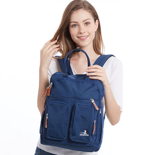alamom妈咪包女2020新款时尚双肩包多功能大容量外出妈妈母婴包 商品图4