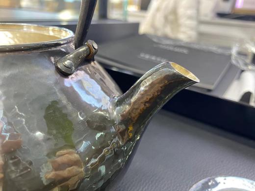 璞圣堂  弥勒银壶S220 经典银器 纯手工银壶烧水壶  999银 商品图3