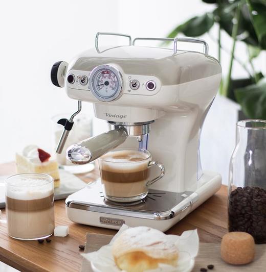 【阿里亚特】Ariete阿里亚特意式复古半自动咖啡1389可打奶泡 商品图2