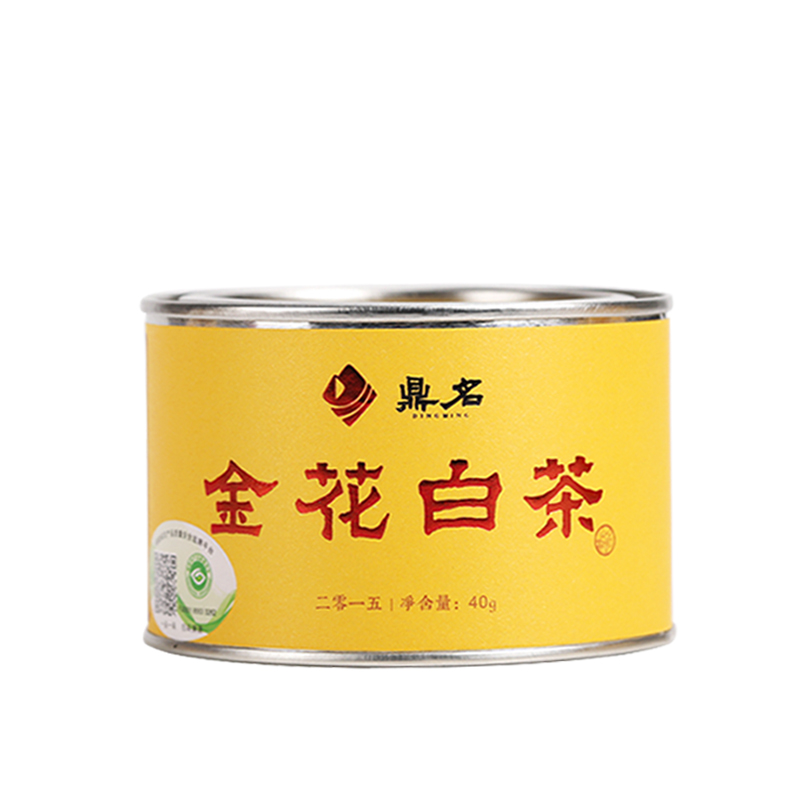 金花白茶 2015年寿眉 福鼎白茶 40g/罐