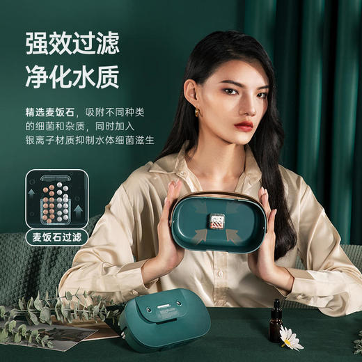 卡蛙双孔加湿器小型上加水带香薰模块 商品图2