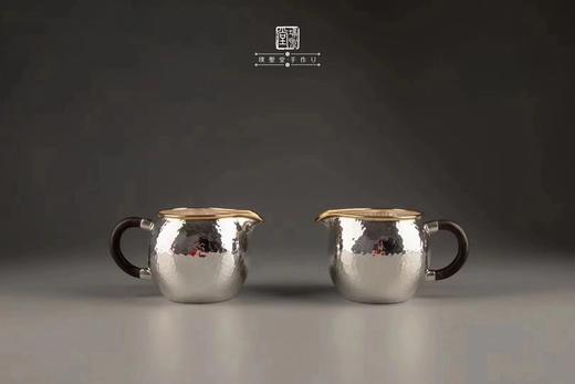 璞圣堂 金边纯银公杯J028 原创小银壶 纯手工日本急须泡瓶 纯银999沏茶泡茶茶壶茶具 商品图1