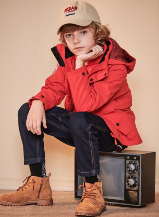 伯希和13840123儿童可拆卸冲锋衣男女童三合一抓绒两件套防风保暖外套 商品图0