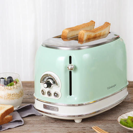 【阿里亚特】Ariete阿里亚特意式复古多士炉155双片同烤马卡龙色 商品图0