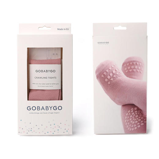 丹麦Gobabygo秋冬季薄款宝宝婴幼儿紧身打底裤连体裤袜防滑棉袜 商品图3