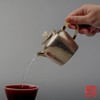 璞聖堂 镀金土瓶小壶H051G 纯手工小银壶 纯银999泡茶壶茶具 日本急须泡瓶土瓶银器 商品缩略图4