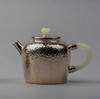 璞聖堂 镀金土瓶小壶H051G 纯手工小银壶 纯银999泡茶壶茶具 日本急须泡瓶土瓶银器 商品缩略图0