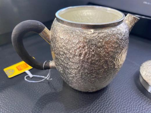 璞圣堂 望月石纹小壶H221  原创小银壶 纯手工日本急须泡瓶 纯银999沏茶泡茶茶壶茶具 商品图1