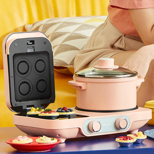 【东菱】【开学季】东菱三明治早餐机DL-3452多功能华夫饼机家用三文治轻食机吐司压烤机 商品图4