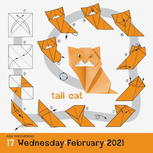 日历馆：英文原版进口折纸日历2021（少量现货）送孩子礼物 商品图2