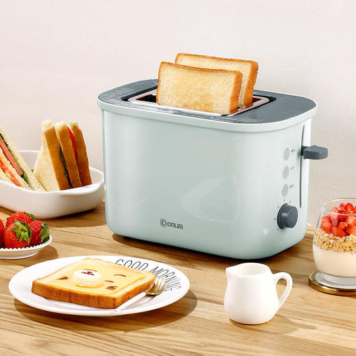 【东菱】东菱DL-8188烤面包双面家用早餐全自动多士炉小型热吐司面包抖音 商品图3