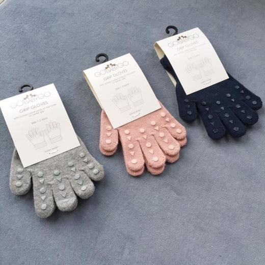 丹麦Gobabygo儿童分指手套棉质男女童保暖秋冬单层针织宝宝婴幼儿 商品图1