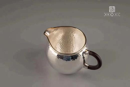 璞圣堂 金边纯银公杯J028 原创小银壶 纯手工日本急须泡瓶 纯银999沏茶泡茶茶壶茶具 商品图2