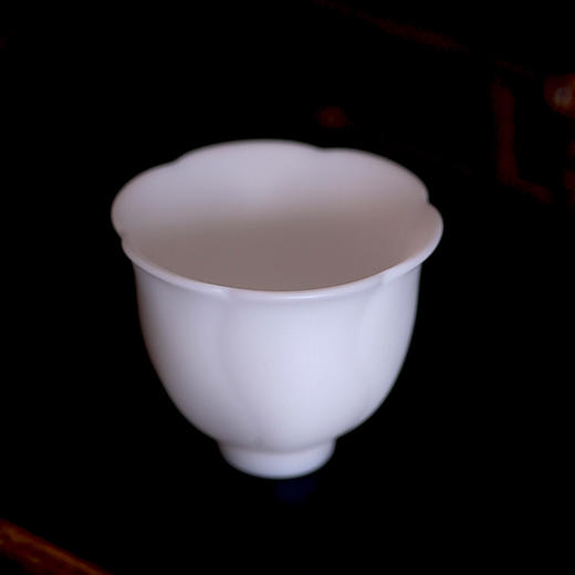 【章椿羊脂玉】【小葵纹杯2入】品茗杯白瓷家用泡茶杯 商品图1