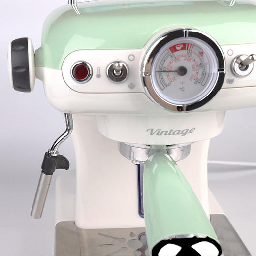 【阿里亚特】Ariete阿里亚特意式复古半自动咖啡1389可打奶泡 商品图8