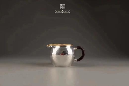 璞圣堂 金边纯银公杯J028 原创小银壶 纯手工日本急须泡瓶 纯银999沏茶泡茶茶壶茶具 商品图0