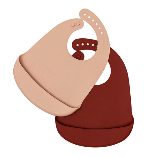 澳大利亚WeMightBeTiny食品级硅胶围兜（两件装） 商品图1