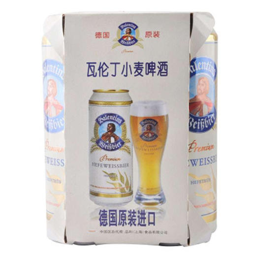 瓦伦丁小麦啤酒500ML(听装）*4 商品图0