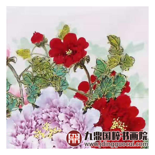 高云鹏《花鸟作品》68*68cm 花鸟斗方作品 餐厅/卧室挂画 商品图5