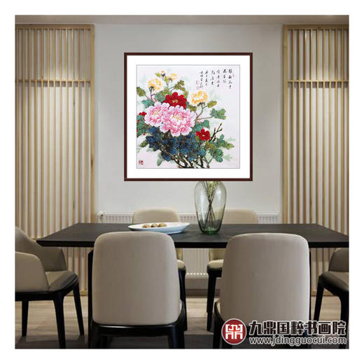 高云鹏《花鸟作品》68*68cm 花鸟斗方作品 餐厅/卧室挂画 商品图2