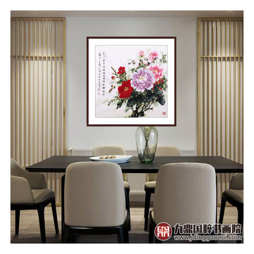 高云鹏《花鸟作品》68*68cm 花鸟斗方作品 餐厅/卧室挂画 商品图2