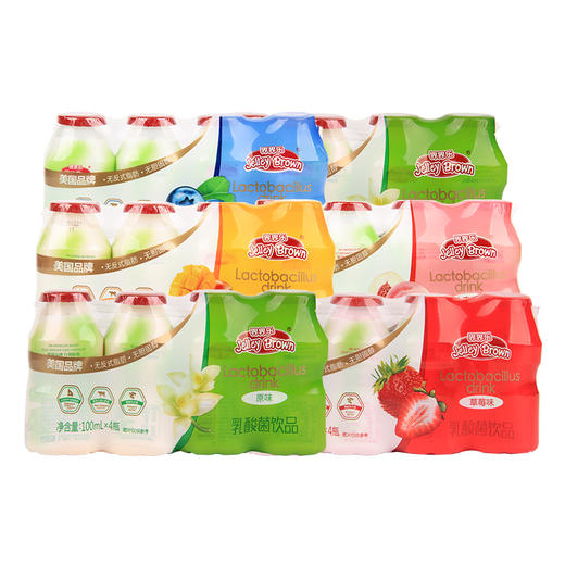 界界乐 乳酸菌饮品100ml*4瓶益生菌饮料早餐酸牛奶儿童酸奶整箱（无货） 商品图2