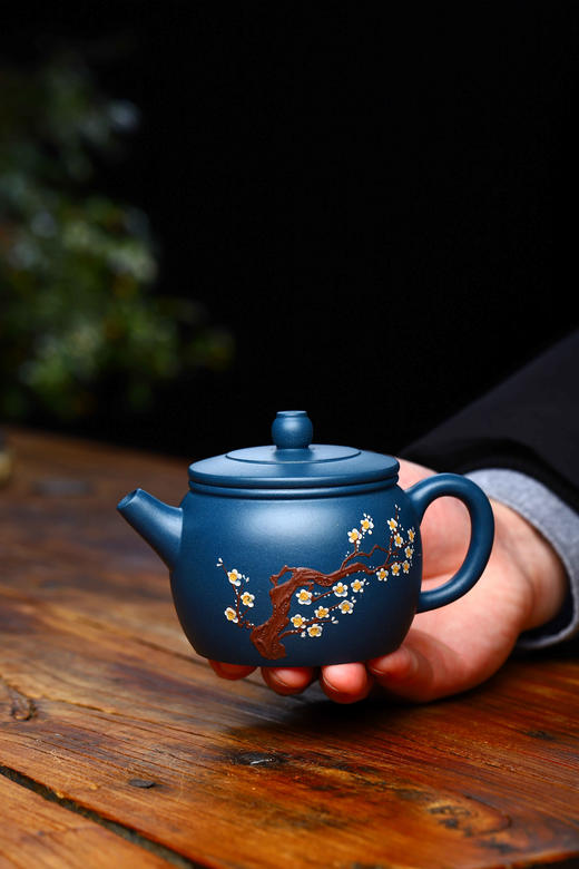 【汉瓦·容天对壶】泥料：天青泥 容量：220cc 作者：黄加峰 商品图2