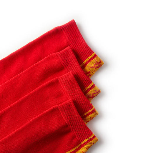 雅黛丽红袜子结婚情侣一对男女喜袜红色袜子短袜中筒袜本命年婚庆DYM06306/307/403/405 商品图3