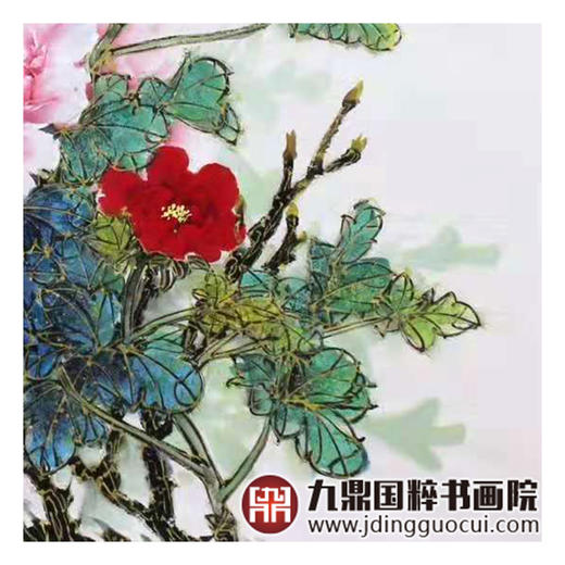 高云鹏《花鸟作品》68*68cm 花鸟斗方作品 餐厅/卧室挂画 商品图7