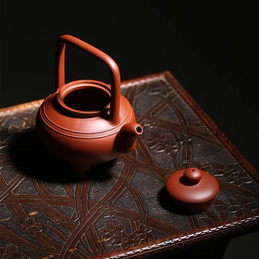 三足提梁，底槽清，宜兴老艺人邓盘明全手工作品，300ML 商品图3