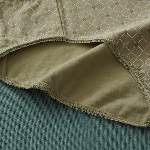 雅黛丽女士内裤平角裤舒适印花纯棉底裆透气组合装多色可选DYK03058(盒装)/67/81/82/86 商品图3