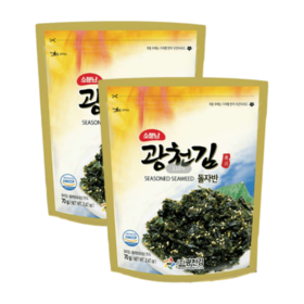 【拼团包邮】广川 炒海苔70g*2 【묶음택포】광천 돌자반김70g*2