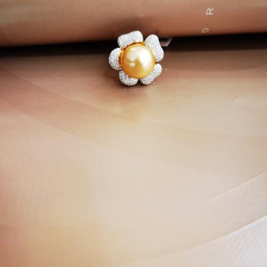 1楼金鸿珍珠专柜 金珠戒指 商品图0