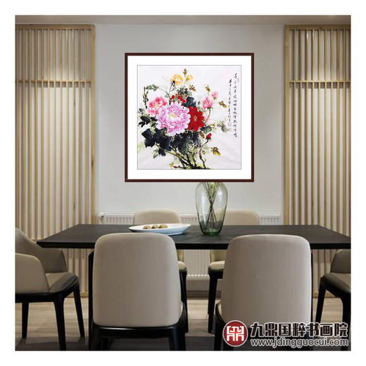 高云鹏《花鸟作品》68*68cm 花鸟斗方作品 餐厅/卧室挂画 商品图2