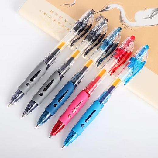 晨光GP1008按动中性笔办公会议 签字笔蓝黑医生处方水笔 商品图4