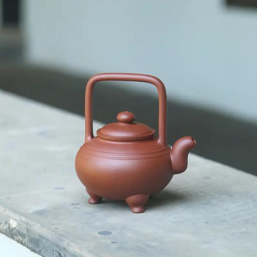 三足提梁，底槽清，宜兴老艺人邓盘明全手工作品，300ML 商品图4