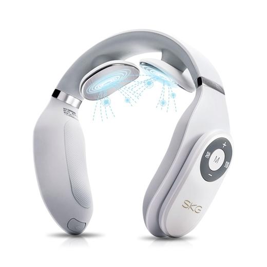 SKG 颈椎按摩器 颈部按摩仪 办公室护颈仪 热敷 电脉冲 升级新款手机操控 元旦 春节礼物 4098（二代蓝牙款） 商品图0