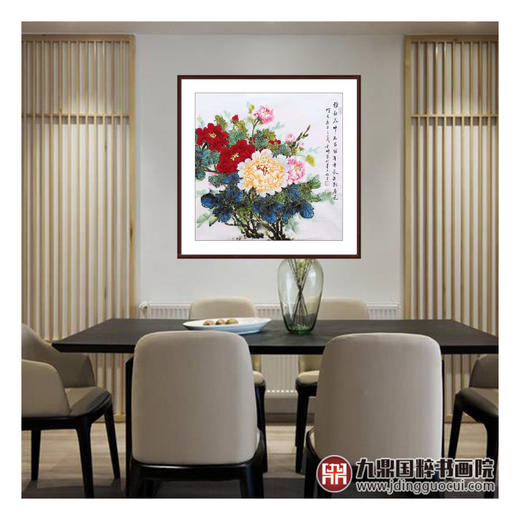 高云鹏《花鸟作品》68*68cm 花鸟斗方作品 餐厅/卧室挂画 商品图2