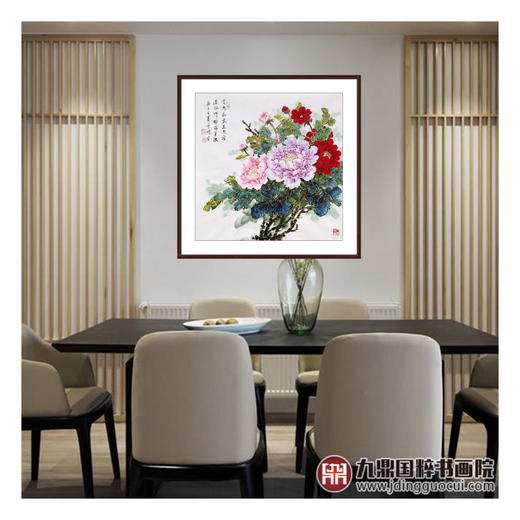 高云鹏《花鸟作品》68*68cm 花鸟斗方作品 餐厅/卧室挂画 商品图2