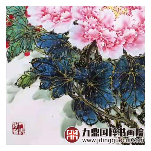 高云鹏《花鸟作品》68*68cm 花鸟斗方作品 餐厅/卧室挂画 商品图6